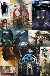 Star Wars Rogue One Collage Poster Print - 22x34