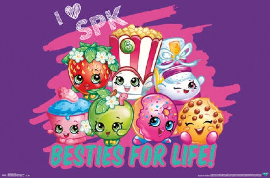 Shopkins Besties Poster Print - Fun Decor for Kids' Spaces