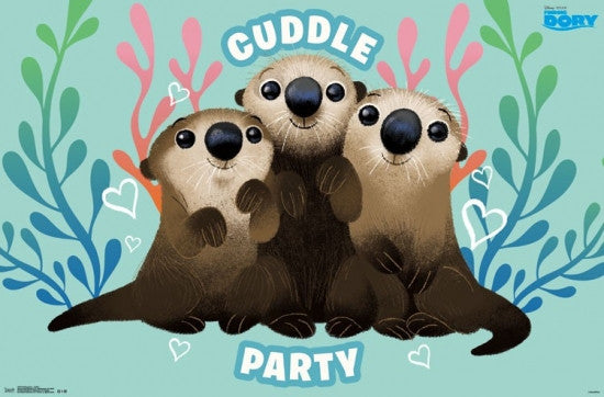 Finding Dory Cuddle Poster Print - 34x22 Rolled Art