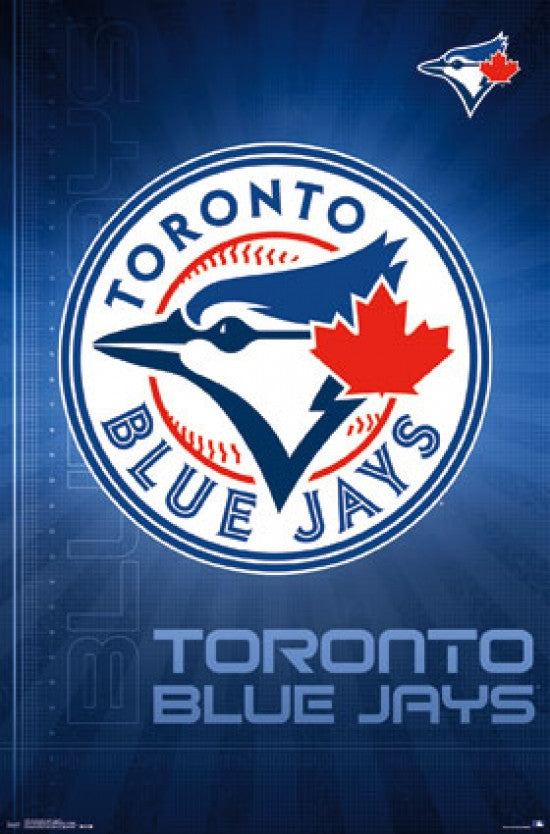 Toronto Blue Jays Logo Poster Print - 22x34 Rolled Poster