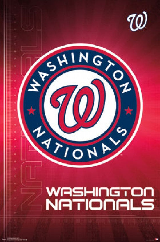 Washington Nationals Logo 16 Poster Print - 22x34