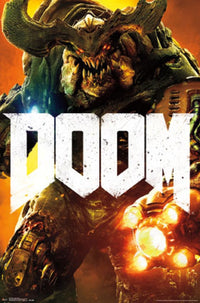 Doom Cyber Demon Poster Print - Rolled Artwork 22x34