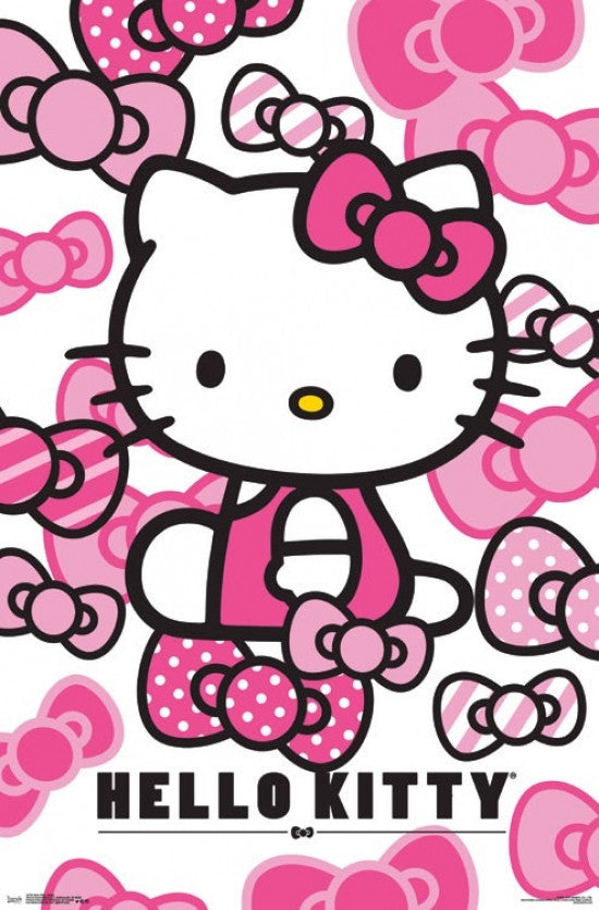 Hello Kitty Bows Poster Print - 22x34 Rolled Poster