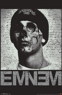 Eminem Skull Poster Print - 22x34 Rolled Art Print