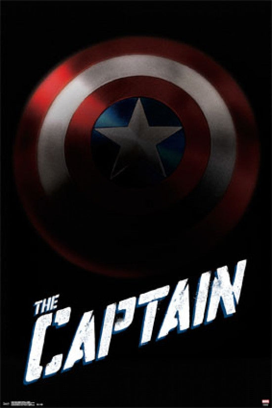 Captain America Poster Print - 24x36 Rolled Art