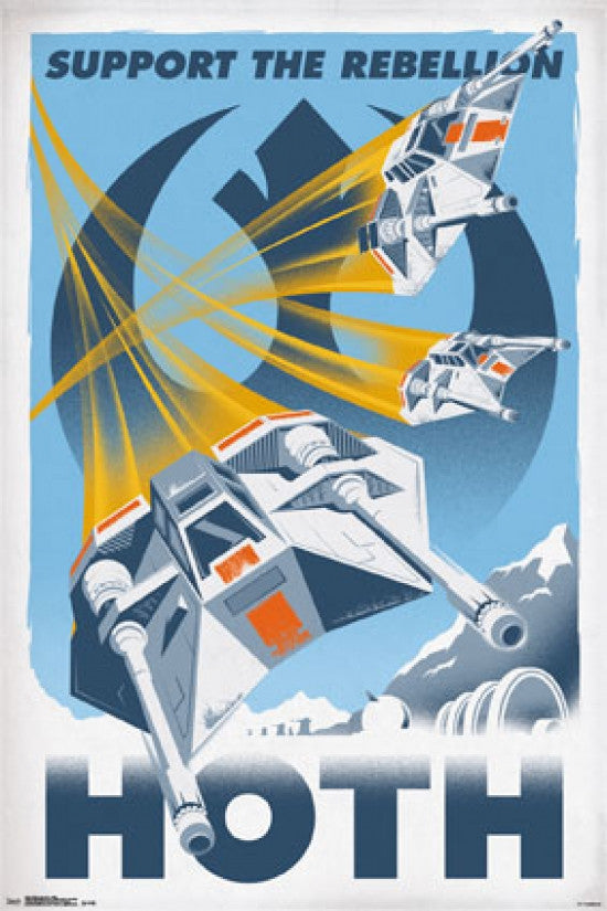 Star Wars Hoth Poster Print - Rolled 24x36 Art