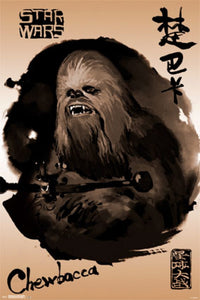 Star Wars Chewbacca Painting Poster Print 24x36
