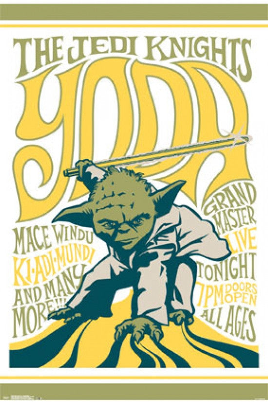 Star Wars Grand Master Poster Print - 24x36 Rolled Art