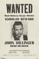 Dillinger Wanted Poster Print - 24x36 Rolled Poster
