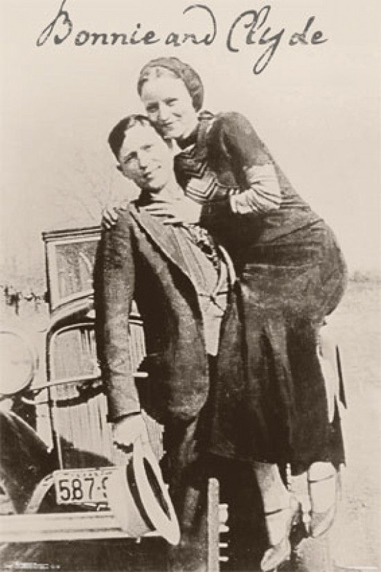 Bonnie and Clyde Poster Print - 24x36 Rolled Art