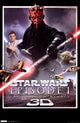 Star Wars: The Phantom Menace Poster Print showcasing epic space adventure.
