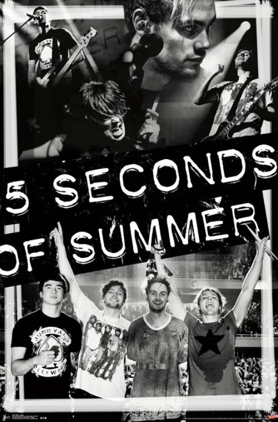 5SOS Collage Poster Print - 22x34 Rolled Art