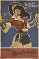 Wonder Woman Bombshell Poster Print - 24x36 Rolled Art