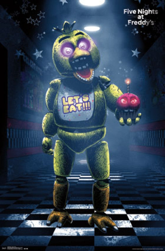 Five Nights At Freddy's Classic Chica Poster Print - 22x34