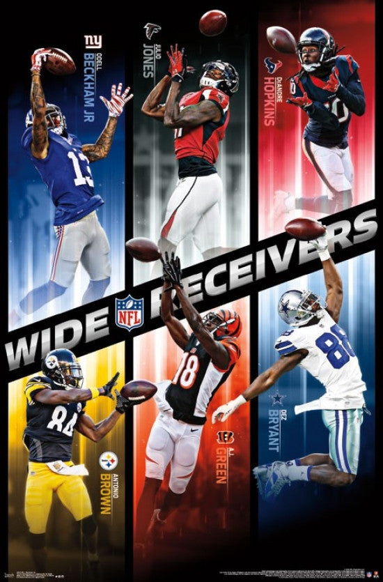NFL Receivers 16 Poster Print - Rolled Poster 22x34