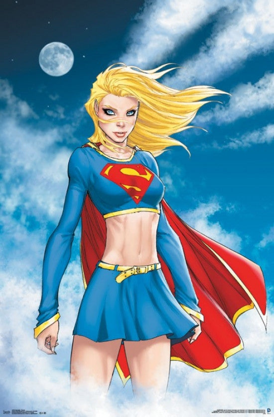 Supergirl - Clouds Rolled Poster Print (22x34)