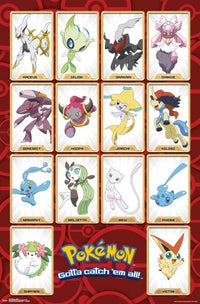 Pokemon Mythical Poster Print - 22x34 Rolled Poster