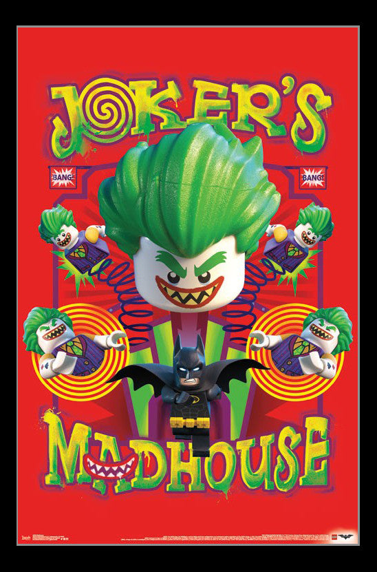 Lego Batman - Madhouse Poster Print 22x34 - Rolled Poster