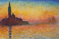 San Giorgio Maggiore at Dusk Rolled Poster Print - 34x22