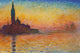 San Giorgio Maggiore at Dusk Rolled Poster Print - 34x22