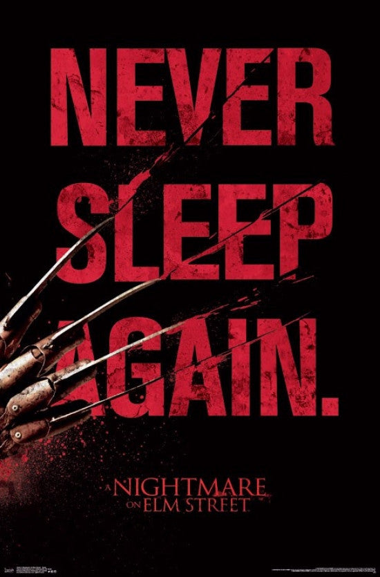 A Nightmare on Elm Street Sleep Poster Print - 22x34