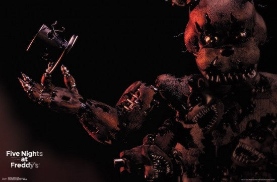 Five Nights at Freddy's Nightmare Freddy Rolled Poster Print