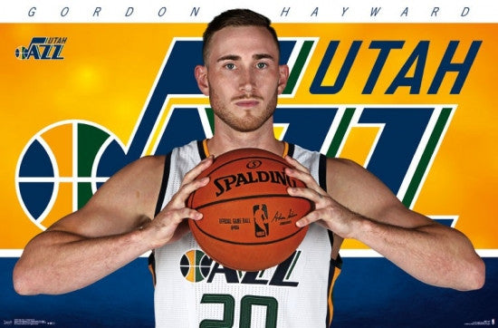Gordon Hayward Utah Jazz Poster Print 34x22 - Item # VARTIARP14938