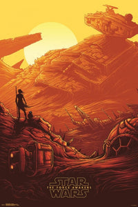 Star Wars: The Force Awakens Graveyard Poster Print