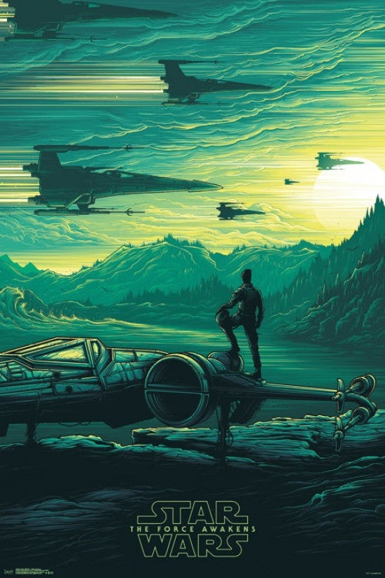 Star Wars: The Force Awakens - Jakku Sunrise Poster Print