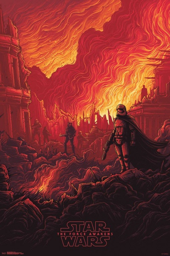 Star Wars: The Force Awakens - Ruins Rolled Poster Print