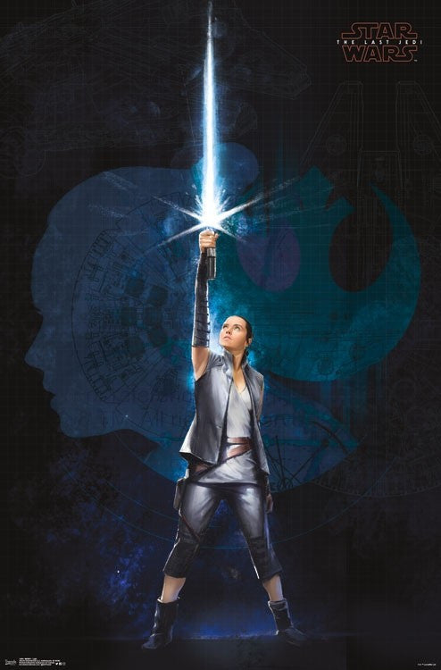 Star Wars: The Last Jedi - Light Rolled Poster Print