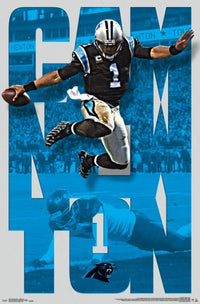Carolina Panthers Cam Newton Poster Print - 22x34
