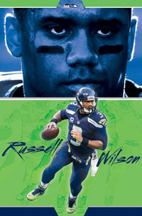Seattle Seahawks Russell Wilson Poster Print - 22x34
