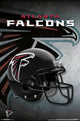 Atlanta Falcons Helmet 16 Rolled Poster Print