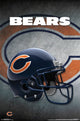 Chicago Bears Helmet 16 Poster Print - 22x34 Rolled Art