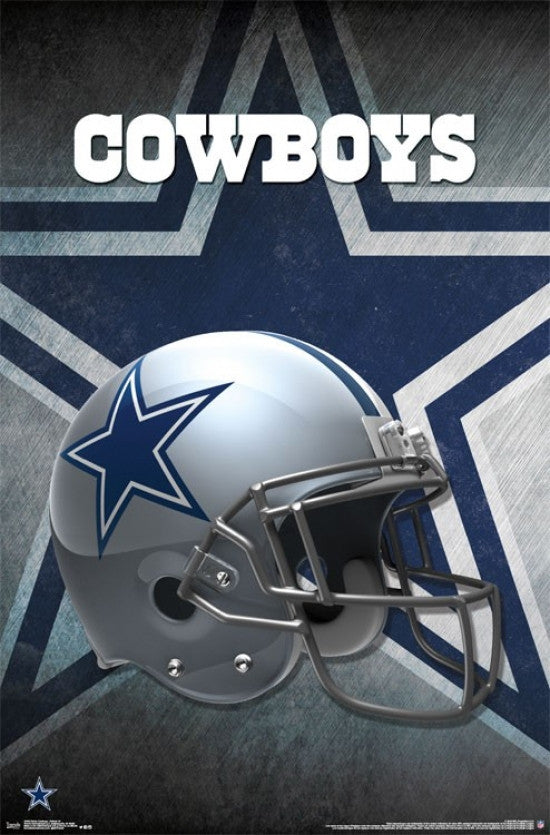 Dallas Cowboys Helmet Poster Print - 22x34 | Posterazzi