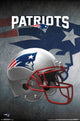 New England Patriots Helmet Poster Print - 22x34