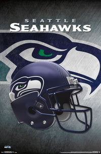 Seattle Seahawks Helmet Poster Print - 22x34
