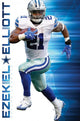 Ezekiel Elliott Dallas Cowboys Poster Print - 22x34