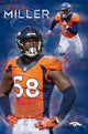 Denver Broncos Von Miller Poster Print - 22x34