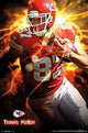 Kansas City Chiefs Travis Kelce Poster Print - 22x34