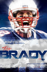 New England Patriots Tom Brady 16 Poster Print - 22x34