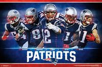 New England Patriots Team 16 Poster Print - 34x22