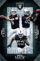 Oakland Raiders Team 16 Poster Print - 22x34