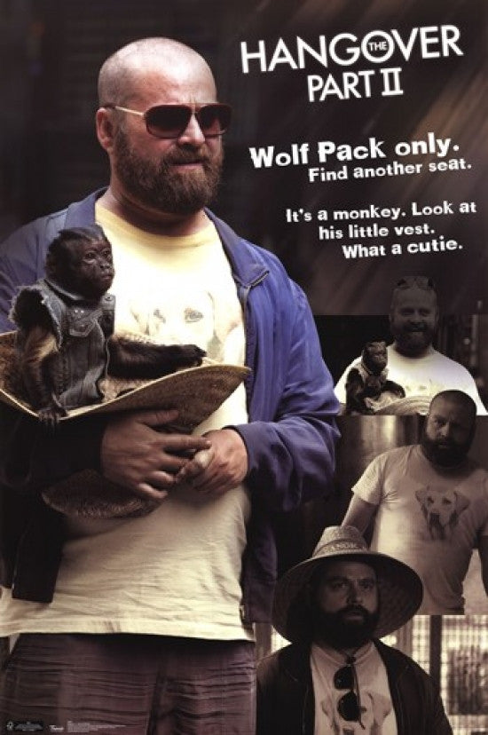 Hangover 2 - Alan and Monkey Rolled Poster Print