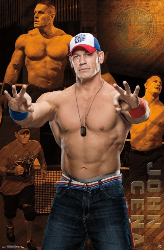 WWE John Cena Poster Print - 22x34 Rolled Art