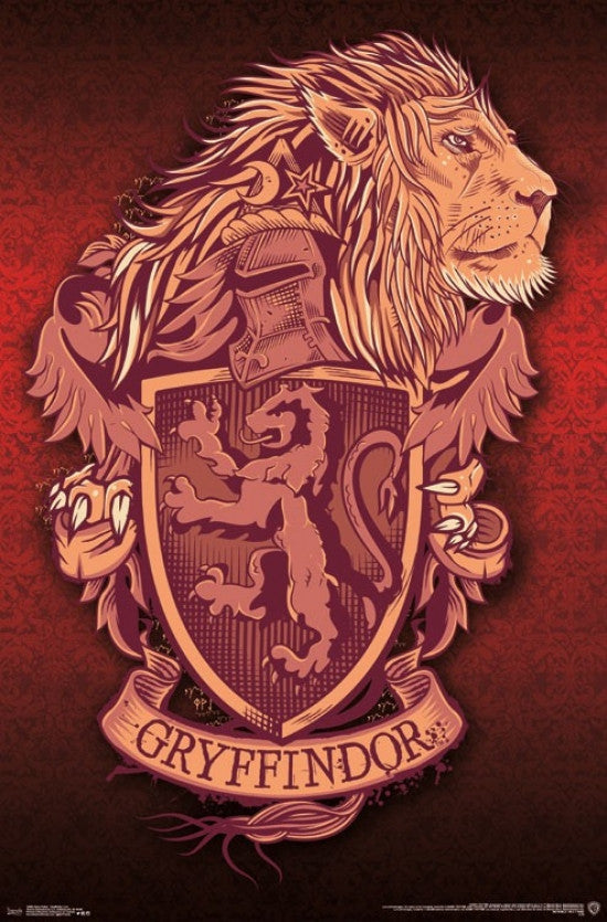 Harry Potter Gryffindor Lion Poster Print (22x34)