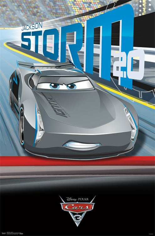 Cars 3 - Storm Poster Print (22x34) - Rolled Art