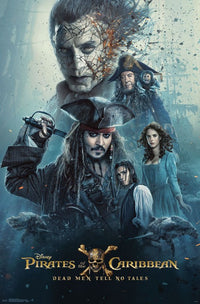 Pirates of the Caribbean: Dead Men Tell No Tales One Sheet Poster Print