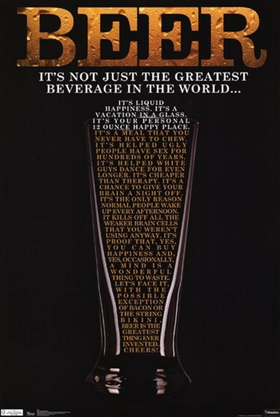 Beer - Greatest Beverage Poster Print (24x36) | Posterazzi